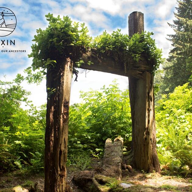 Hiking the Kiixin National Historic Site on a guided hiking tour with Long Beach Nature Tours